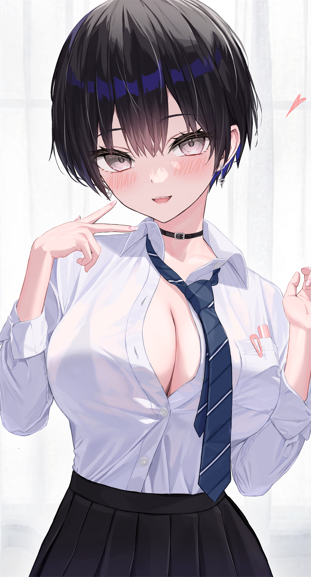 【插画精选】银发双马尾美少女 虚拟偶像 博衣小夜璃 初音未来 会员动漫美图推荐 精选插画-第2张