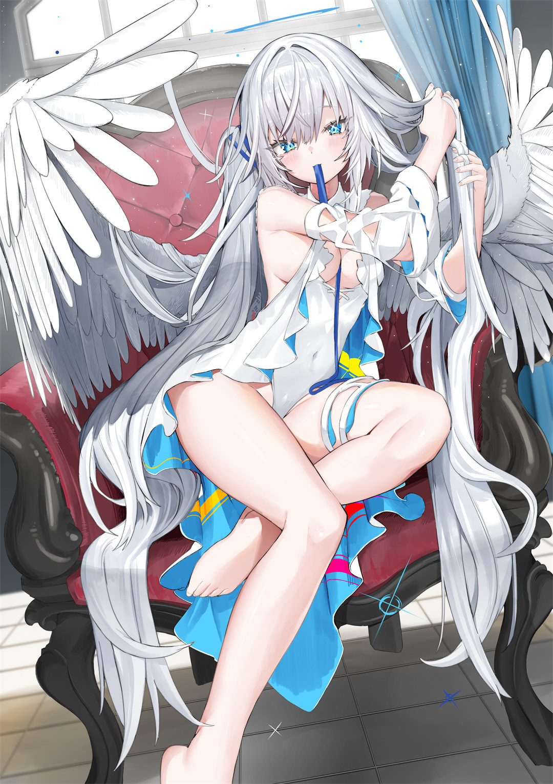 【插画精选】银发双马尾美少女 虚拟偶像 博衣小夜璃 初音未来 会员动漫美图推荐 精选插画-第4张