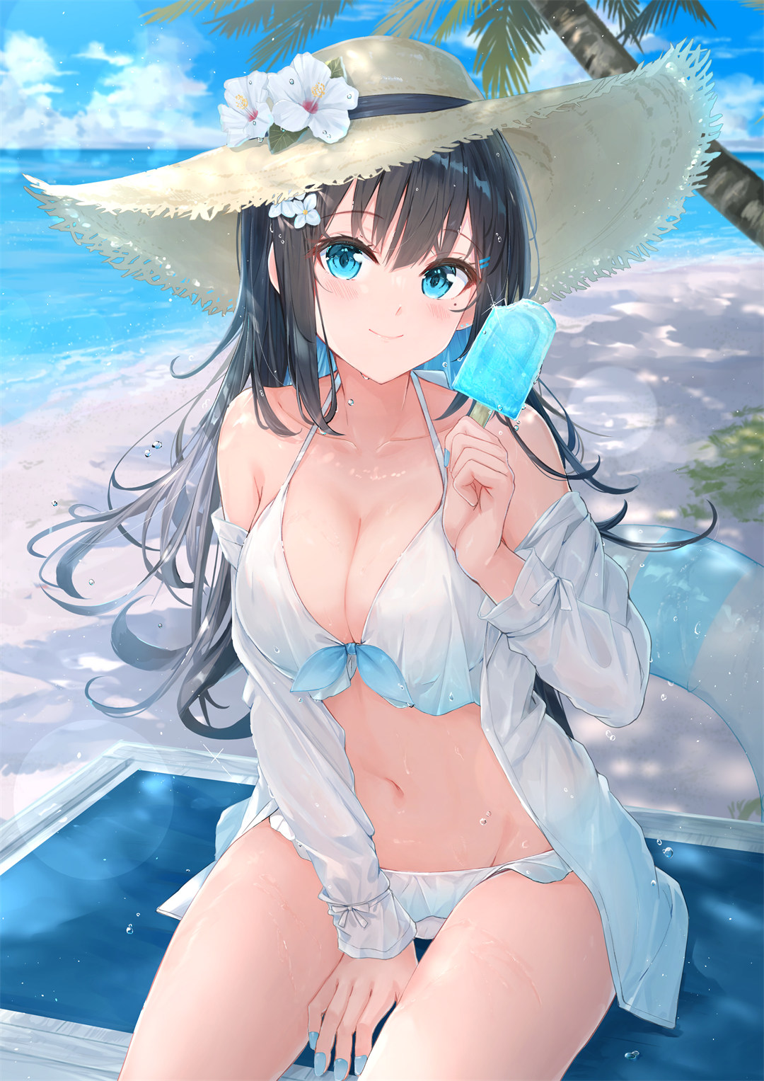 【插画精选】银发双马尾美少女 虚拟偶像 博衣小夜璃 初音未来 会员动漫美图推荐 精选插画-第5张