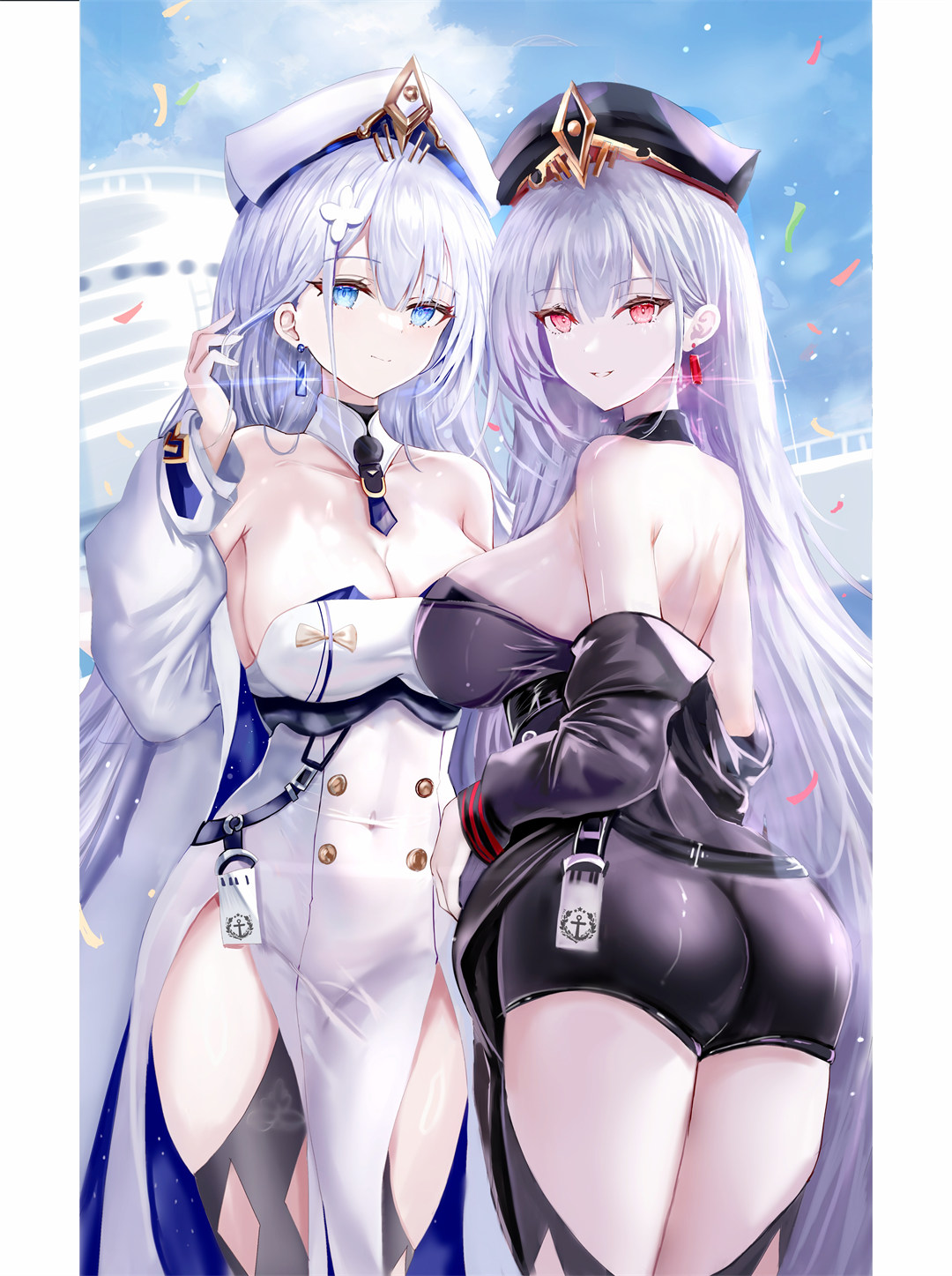 【插画精选】银发双马尾美少女 虚拟偶像 博衣小夜璃 初音未来 会员动漫美图推荐 精选插画-第6张