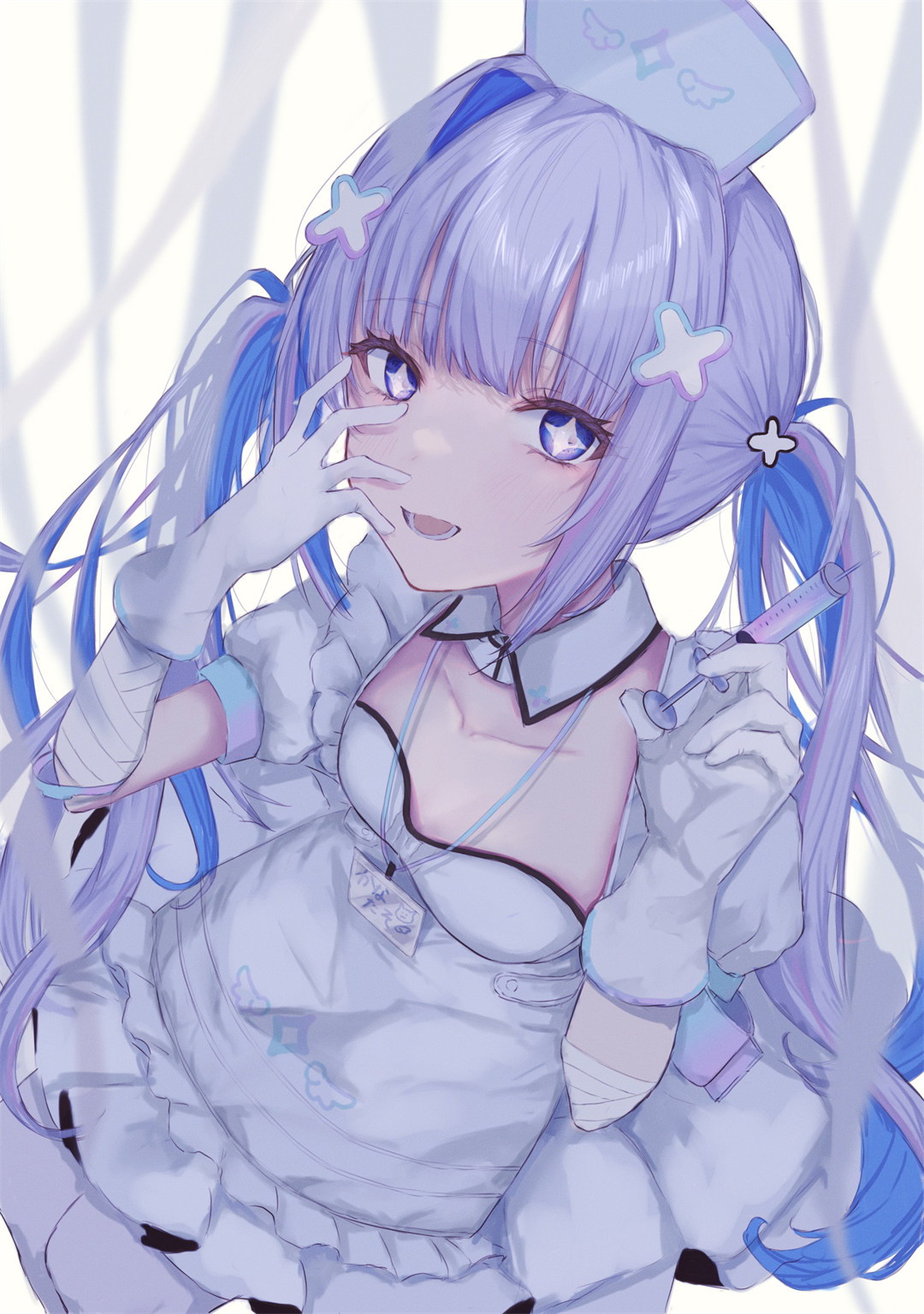 【画师推荐】你喜欢蓝色头发美少女吗？虚拟偶像 星街彗星 插画师のる的美图推荐 P站画师-第3张
