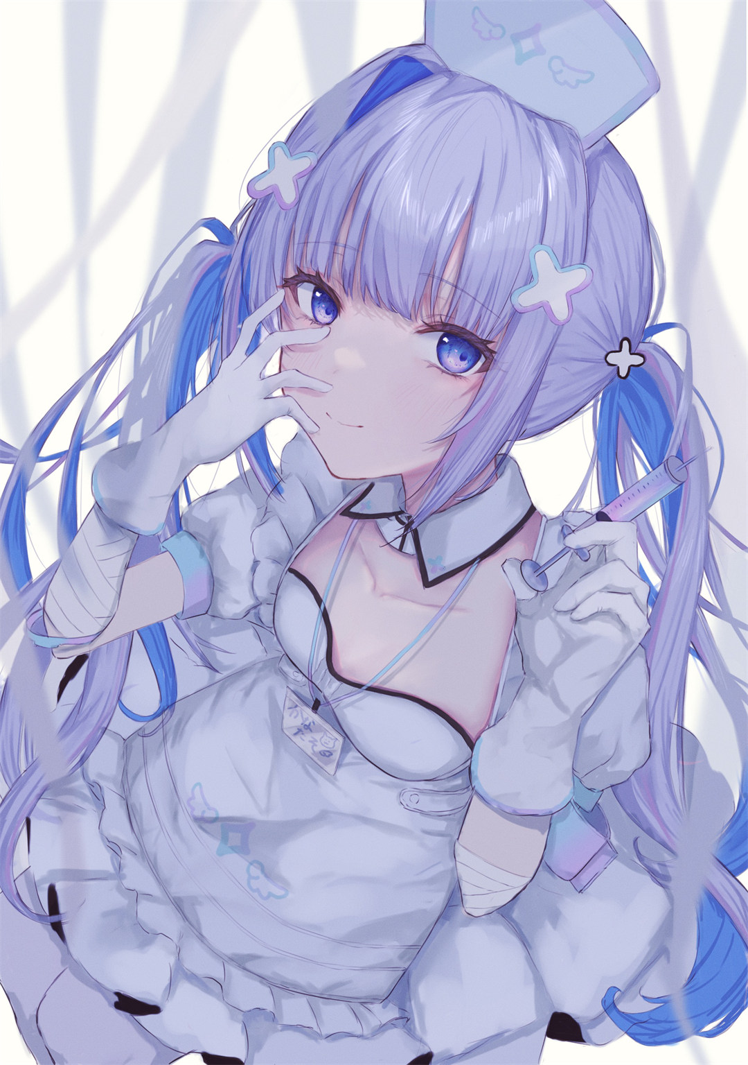 【画师推荐】你喜欢蓝色头发美少女吗？虚拟偶像 星街彗星 插画师のる的美图推荐 P站画师-第4张