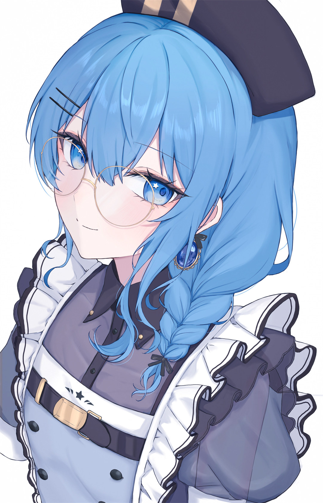 【画师推荐】你喜欢蓝色头发美少女吗？虚拟偶像 星街彗星 插画师のる的美图推荐 P站画师-第15张