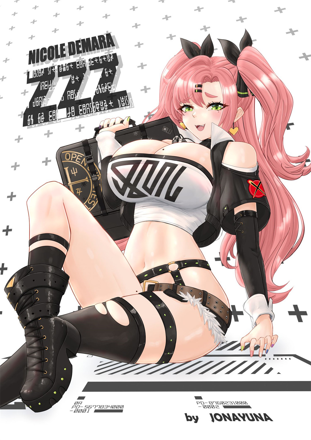 【插画精选】绝区零 粉毛美少女 新艾利都万能事务所狡兔屋创始人 妮可·德玛拉角色特辑推荐 精选插画-第4张