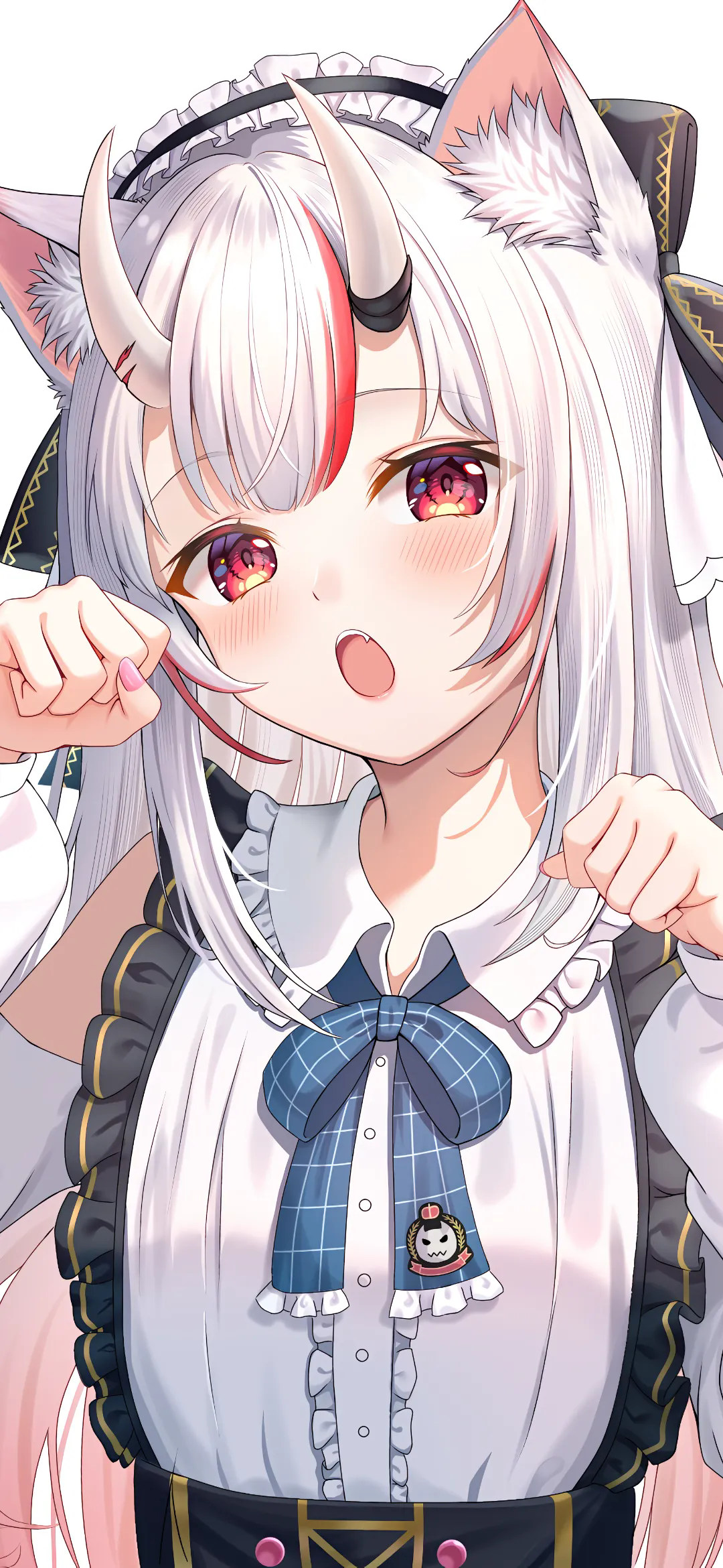 【动漫壁纸】白发兽耳美少女 崩铁银狼 小波奇 你笑了我记得  还有什么比这更甜呢 动漫壁纸-第1张