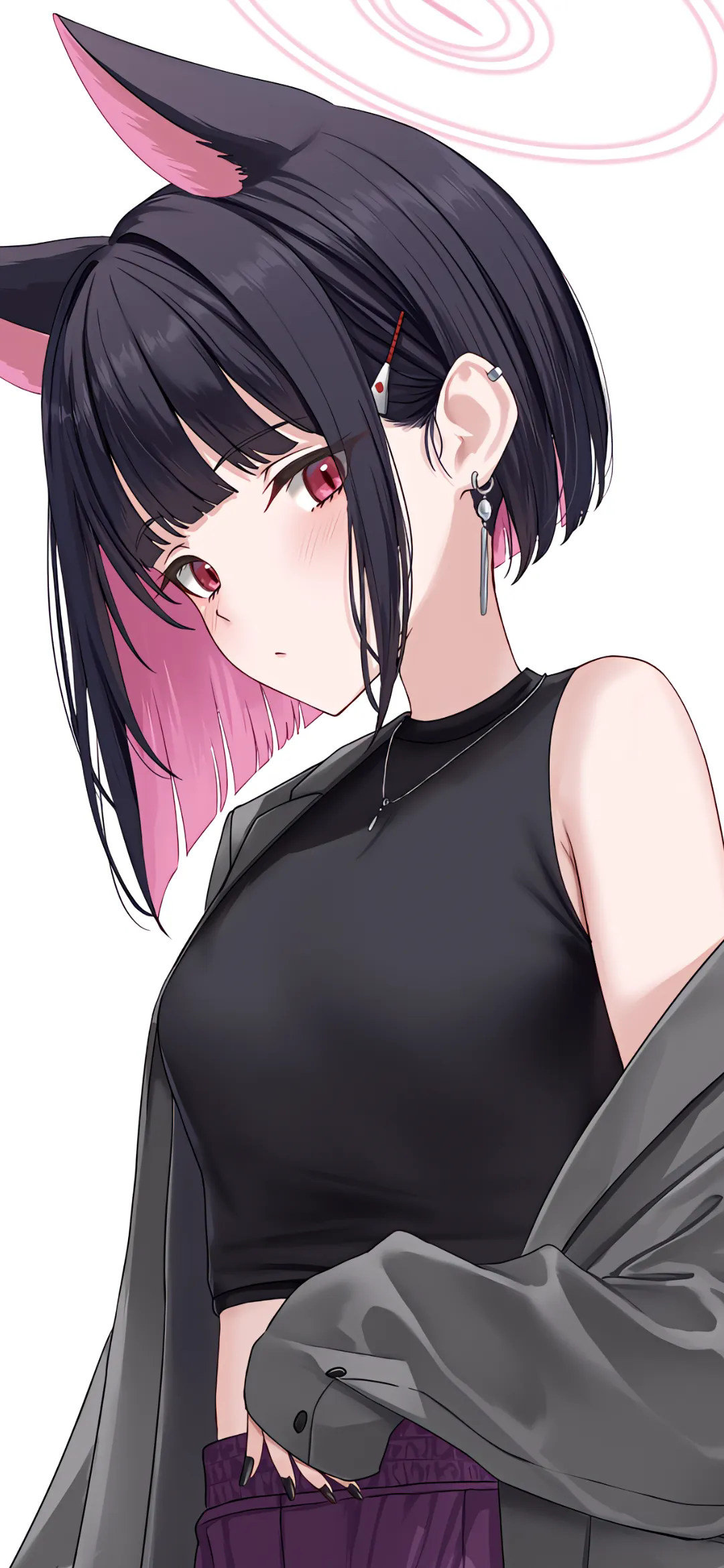 【动漫壁纸】白发兽耳美少女 崩铁银狼 小波奇 你笑了我记得  还有什么比这更甜呢 动漫壁纸-第9张