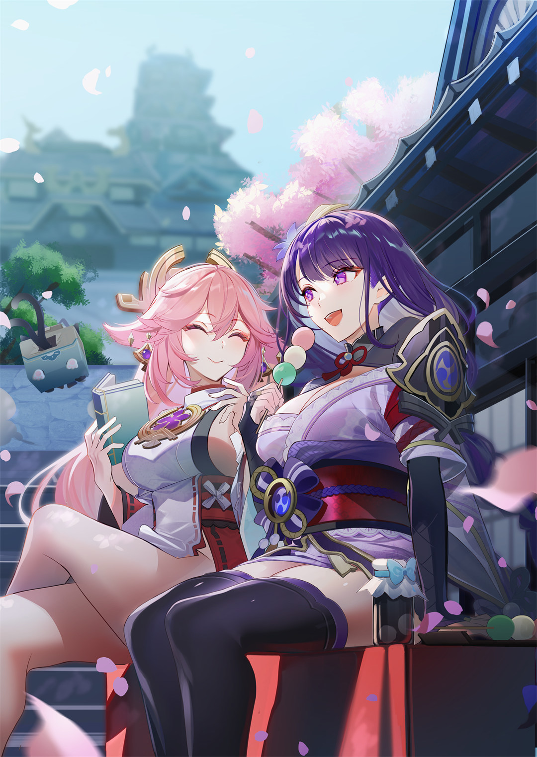 【P站美图】碧蓝档案 空崎ヒナ 妮可 崩坏：星穹铁道 流萤 藿藿 插画动漫美图推荐 P站美图-第1张