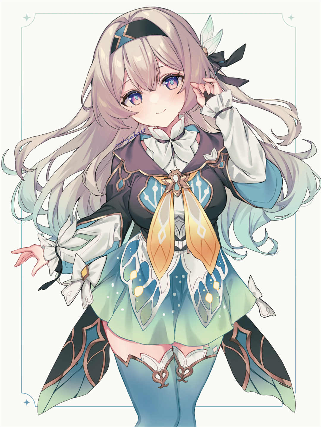 【P站美图】碧蓝档案 空崎ヒナ 妮可 崩坏：星穹铁道 流萤 藿藿 插画动漫美图推荐 P站美图-第6张
