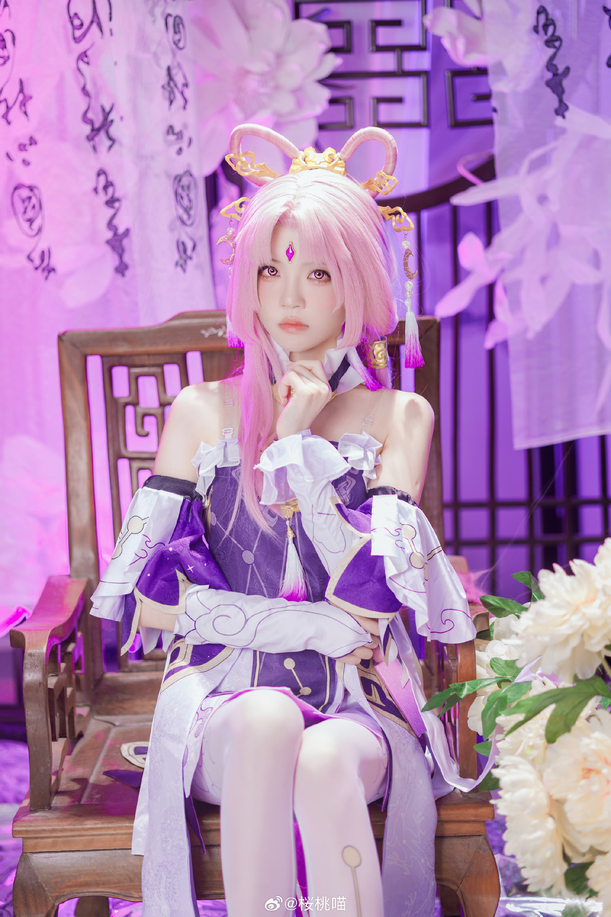 cosplay —— 将军！你这个坏蛋！ 崩坏星穹铁道 符玄@桜桃喵 COSPLAY-第7张