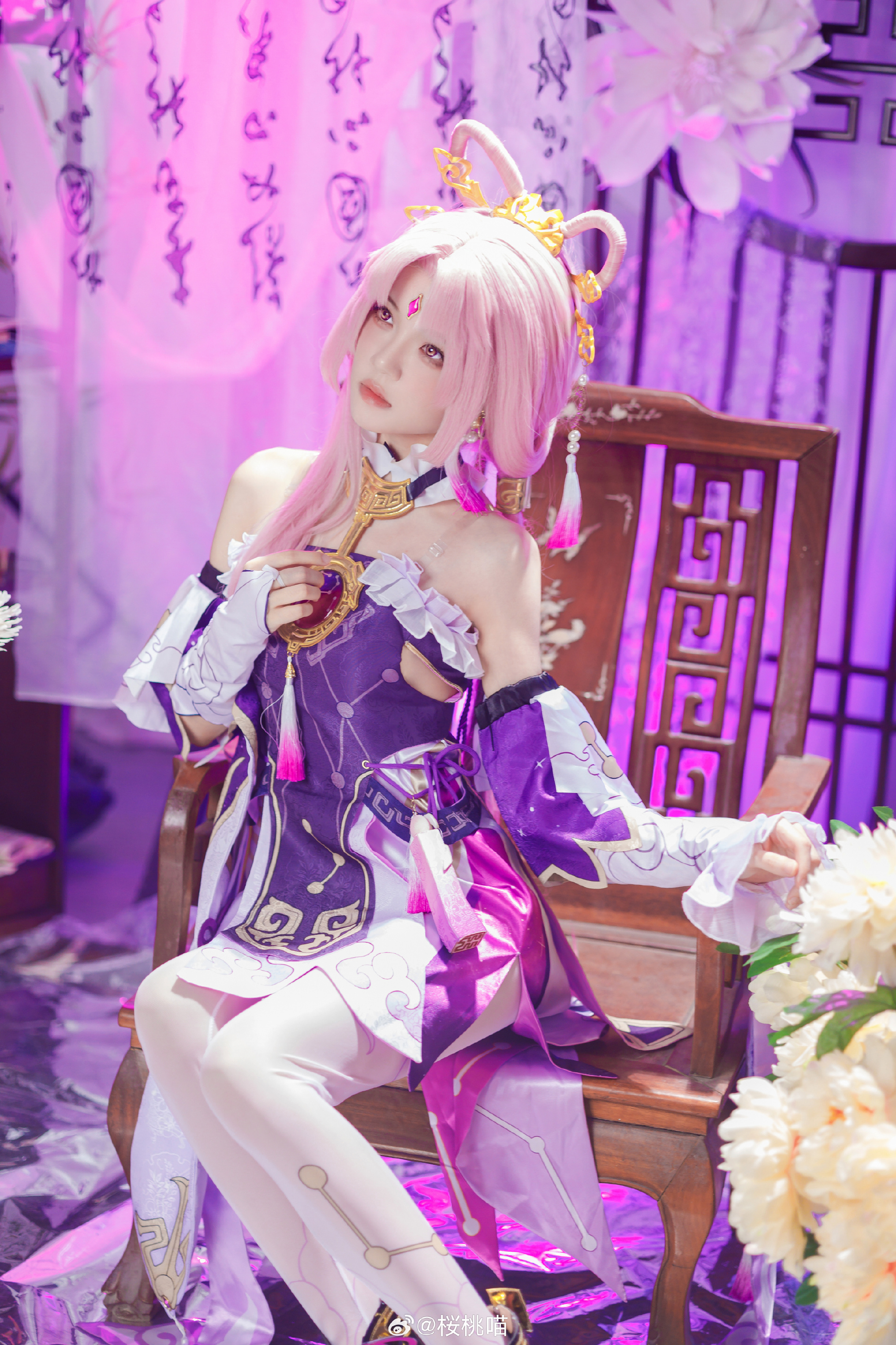 cosplay —— 将军！你这个坏蛋！ 崩坏星穹铁道 符玄@桜桃喵 COSPLAY-第9张