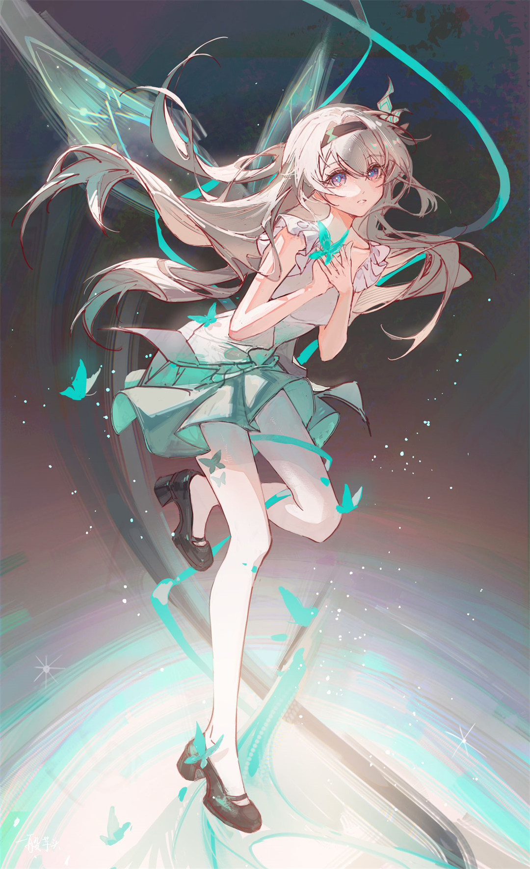 【P站美图】异瞳色兽耳少女 碧蓝档案 砂狼白子 精灵耳 明星日鞠 崩铁 托帕 今日插画动漫美图推荐 P站美图-第5张