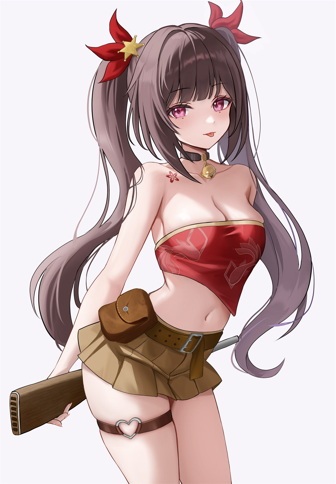 【插画精选】虚拟偶像 兽耳美少女 冰激凌 比基尼 花火 尾刃カンナ 会员动漫美图推荐 精选插画-第3张