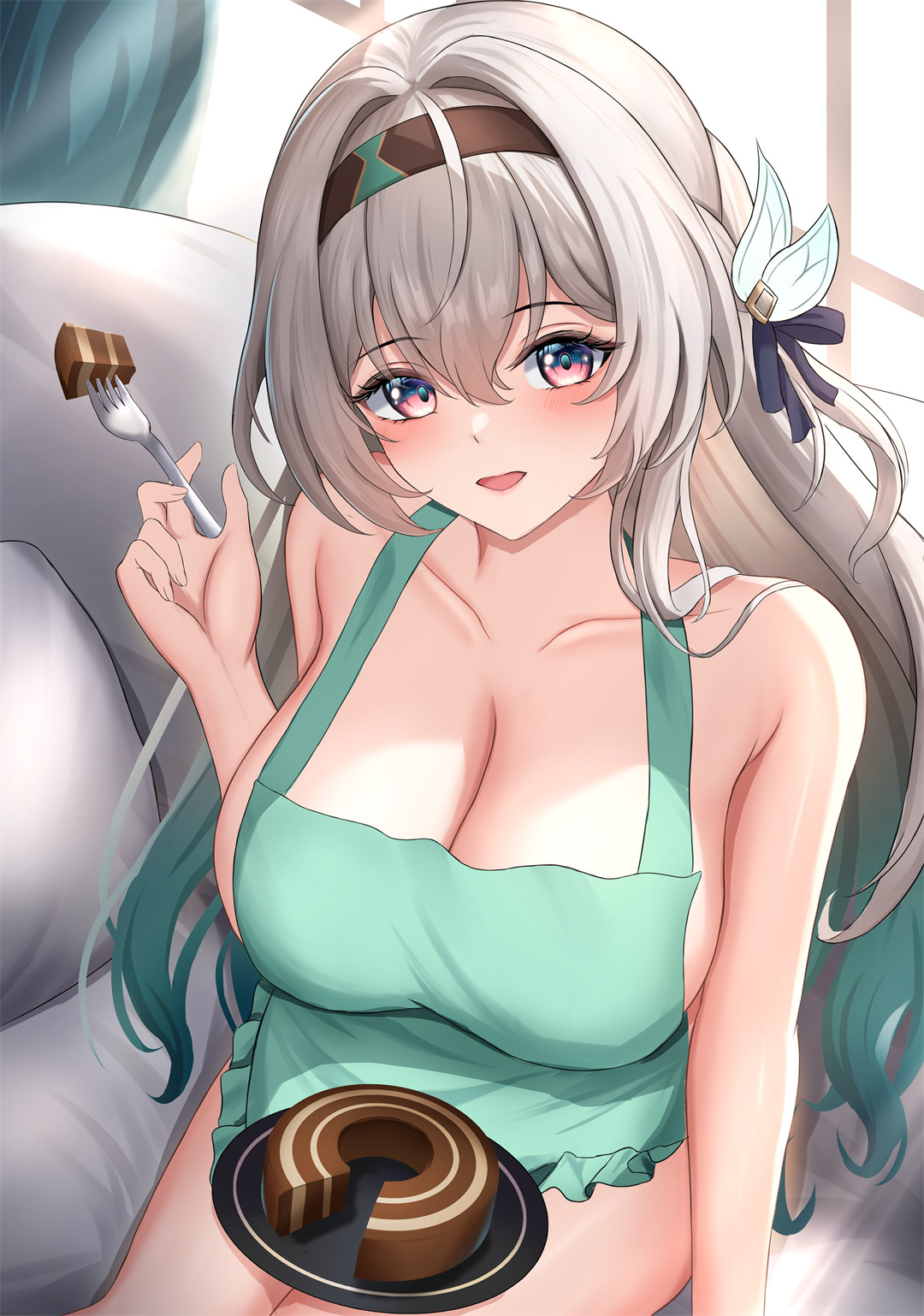 【插画精选】崩铁 流萤 蛋糕 碧蓝档案 虞美人 白丝 会员动漫美图推荐 精选插画-第4张