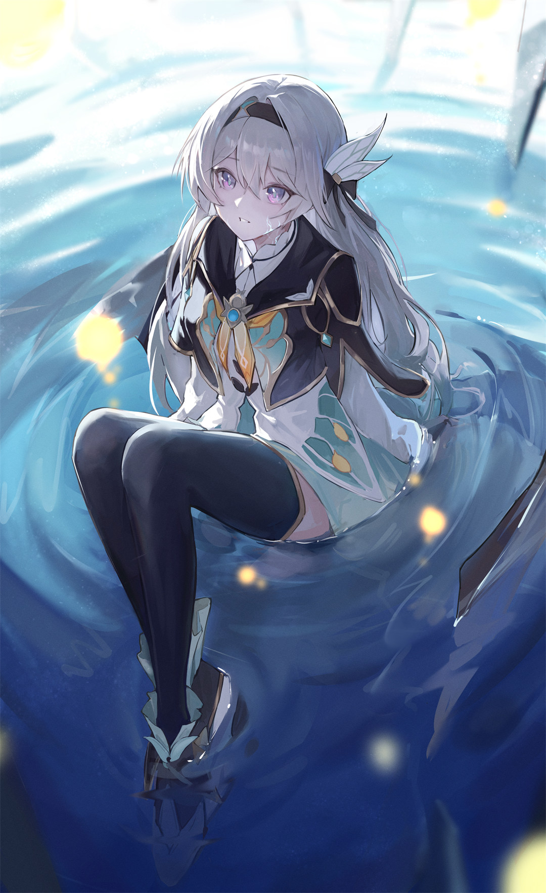 【P站美图】崩铁 流萤睡衣 花火 托帕 碧蓝档案 小鸟游星野 艾希莉娅 插画动漫美图推荐 P站美图-第2张