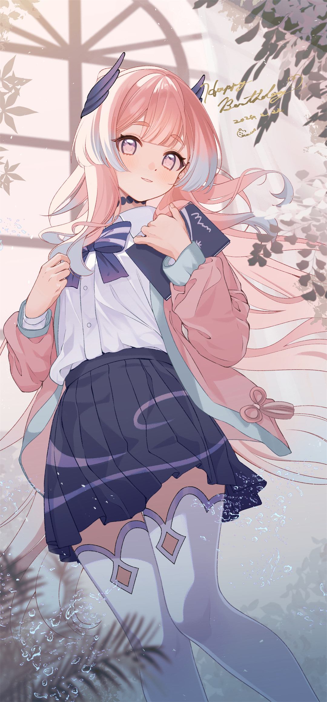 【插画特辑】不如说…我还挺期待与你的见面 原神 珊瑚宫心海 同人角色插画美图推荐 P站美图-第1张