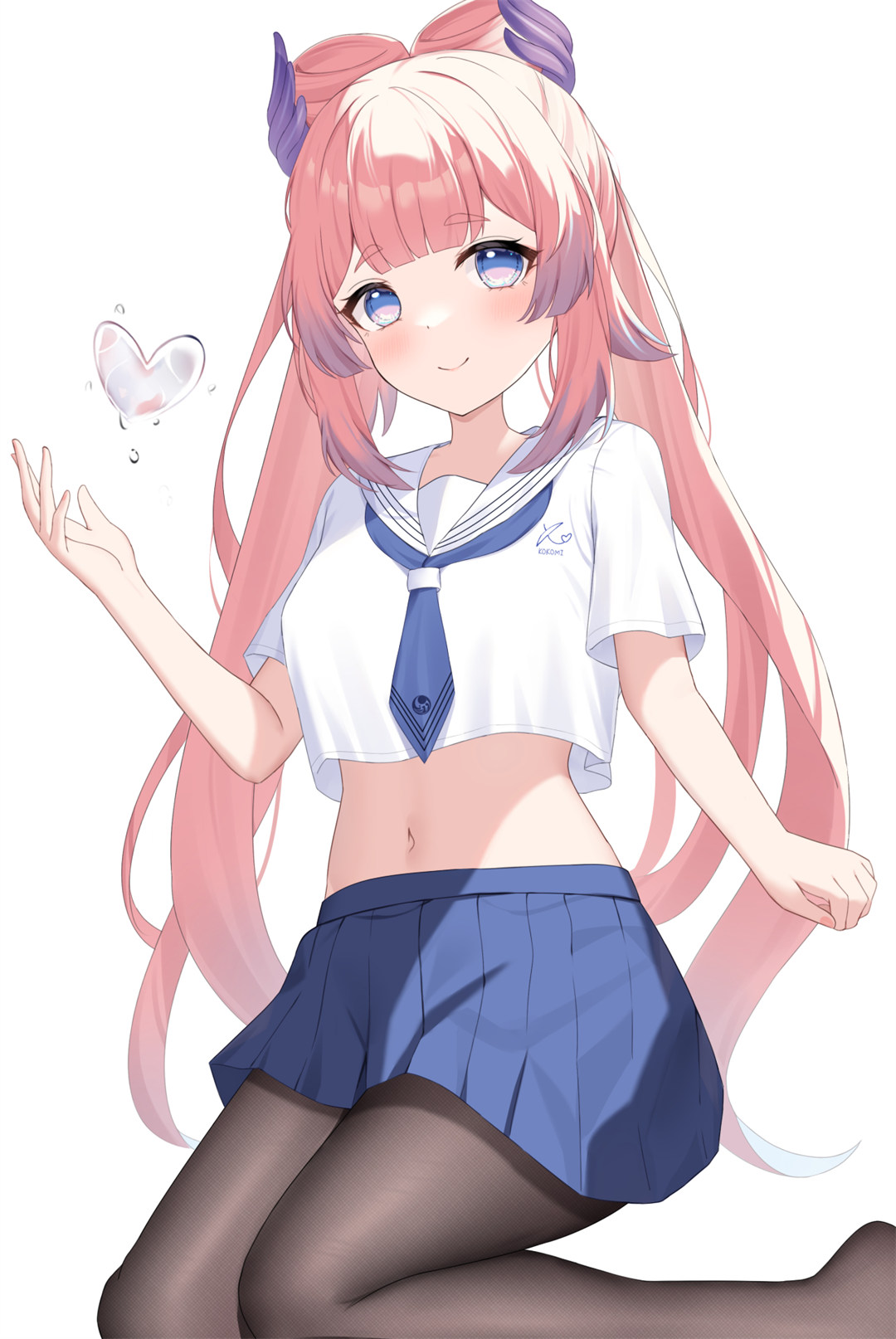 【插画特辑】不如说…我还挺期待与你的见面 原神 珊瑚宫心海 同人角色插画美图推荐 P站美图-第7张