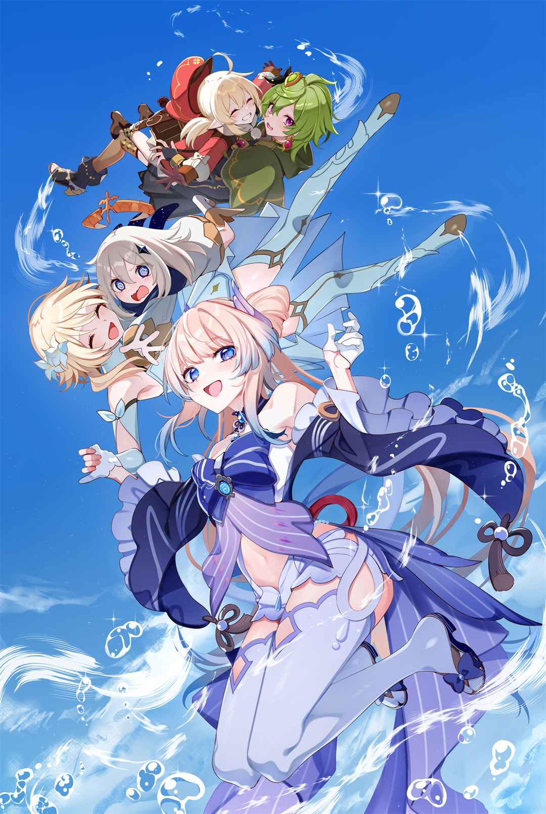 【插画特辑】不如说…我还挺期待与你的见面 原神 珊瑚宫心海 同人角色插画美图推荐 P站美图-第12张