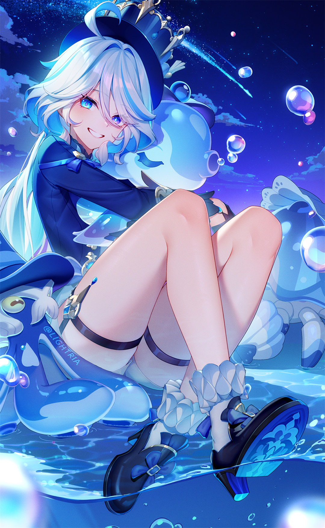 【P站美图】原神 芙宁娜 初音未来 绝区零 妮可 碧蓝档案 圣园弥香 超天酱 插画动漫美图推荐 P站美图-第5张
