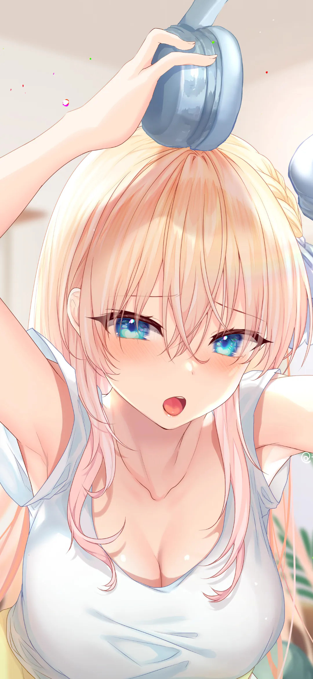 【动漫壁纸】白毛兽耳 雷姆 崩铁 翡翠 碧蓝档案 小鸟游星野 你去过的地方 我都画成风景 手机壁纸-第6张