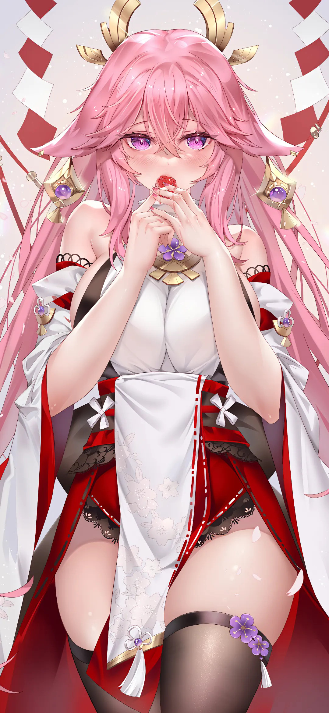 【动漫壁纸】绝区零 艾莲·乔 妮可 崩铁 卡芙卡 翡翠 原神 八重神子 插画动漫美图推荐 手机壁纸-第8张
