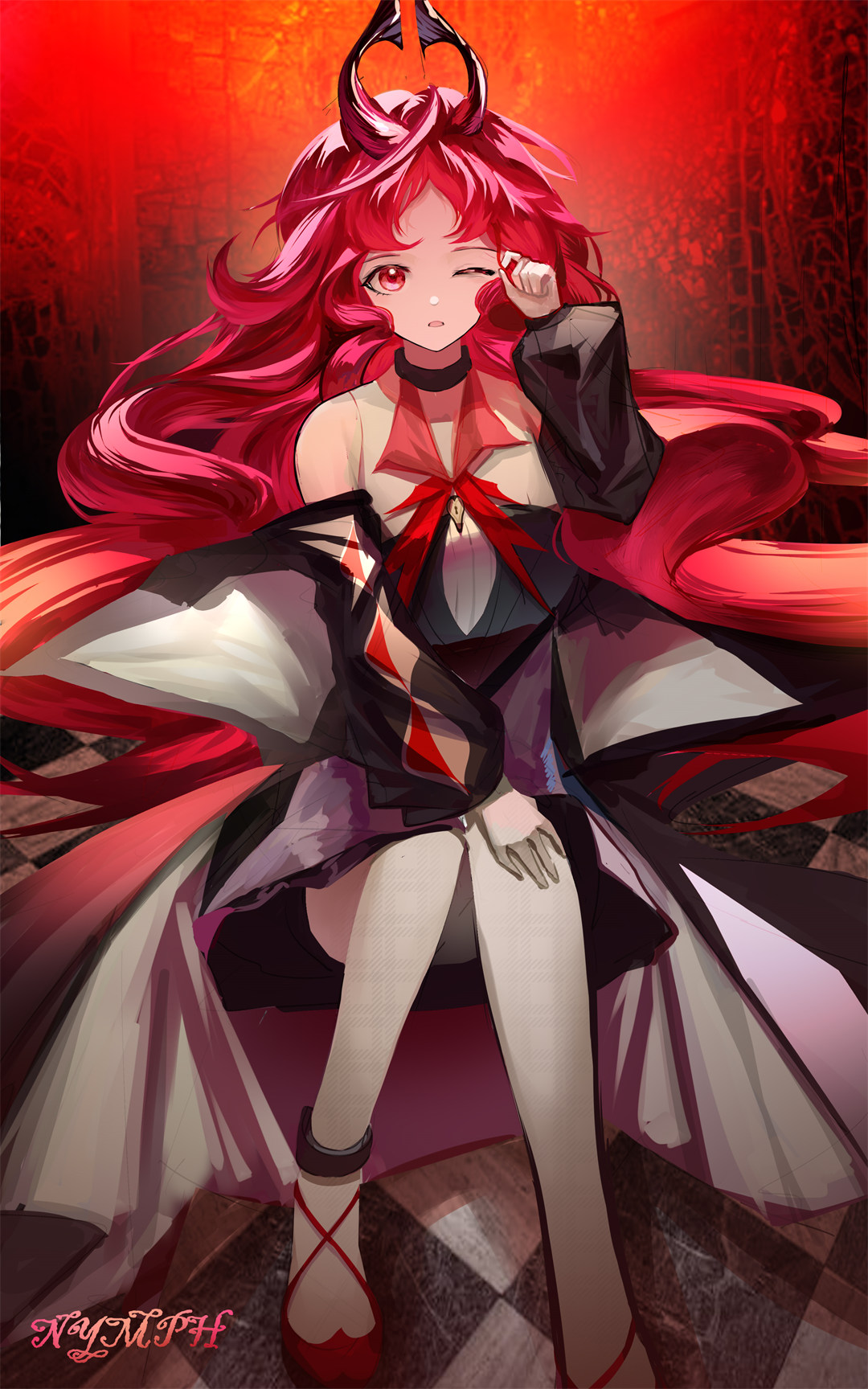 【P站美图】制服美少女 崩铁 翡翠 托帕 绝区零 艾莲·乔 明日方舟 妮芙 插画动漫美图推荐 P站美图-第7张