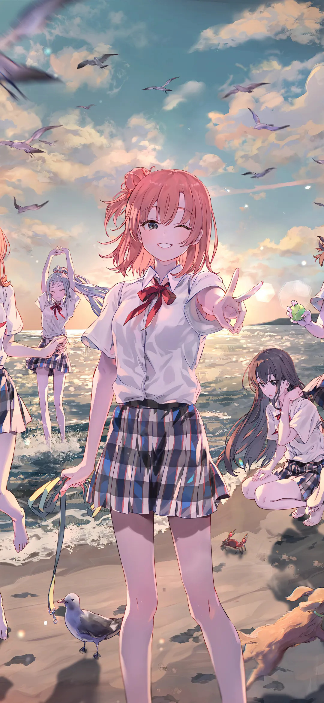 【动漫壁纸】白毛美少女 虚拟主播 朱音リゼ  崩铁 花火 绝区零 艾莲 插画动漫美图推荐 动漫壁纸-第2张