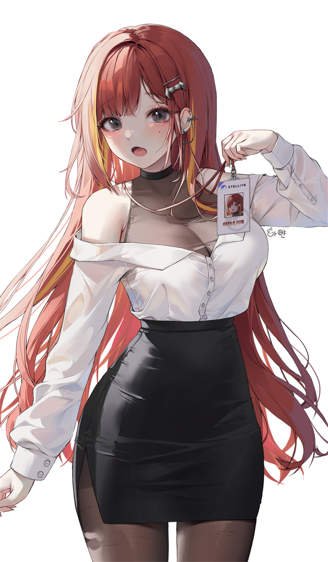 【P站美图】虚拟主播 朱音リゼ 小鸟游星野 原神 小胡桃 MIKU 绝区零 铃 插画美图推荐 P站美图-第7张