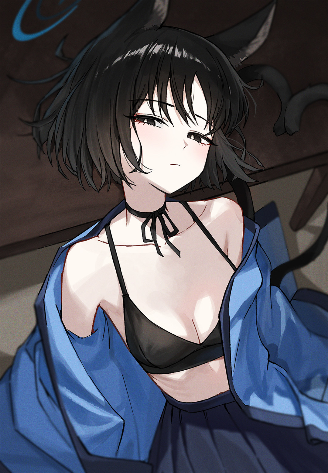 【插画精选】碧蓝档案 阿洛娜 白丝 裸足 绝区零 妮可 崩铁 翡翠 会员动漫美图推荐 精选插画-第6张