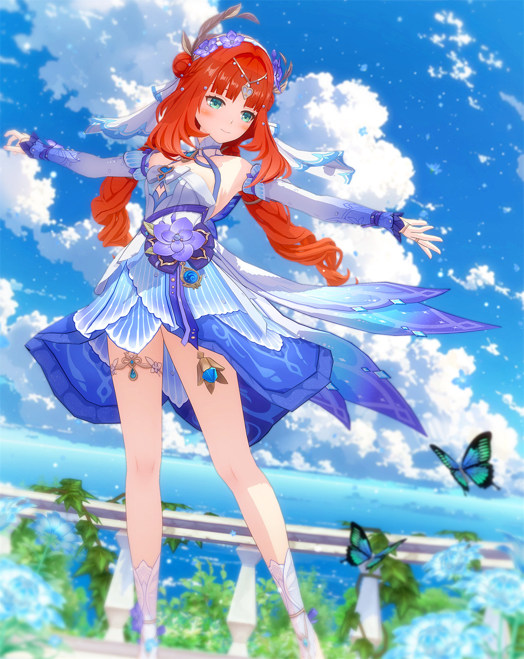 【P站美图】绝区零 艾莲乔 格莉丝·霍华德 原神 芙宁娜 虚拟主播 兎咲ミミ 插画动漫美图推荐 P站美图-第3张