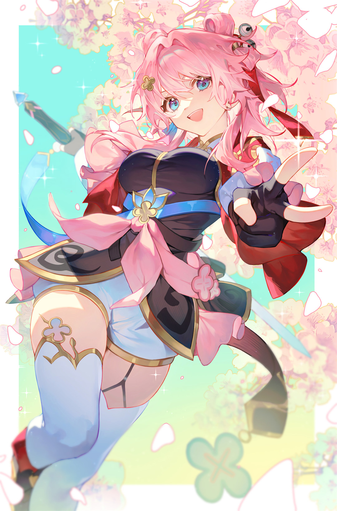 【P站美图】绝区零 熟睡的铃 艾莲乔 原神 小胡桃 星铁 花火 翡翠 插画美图推荐 P站美图-第3张