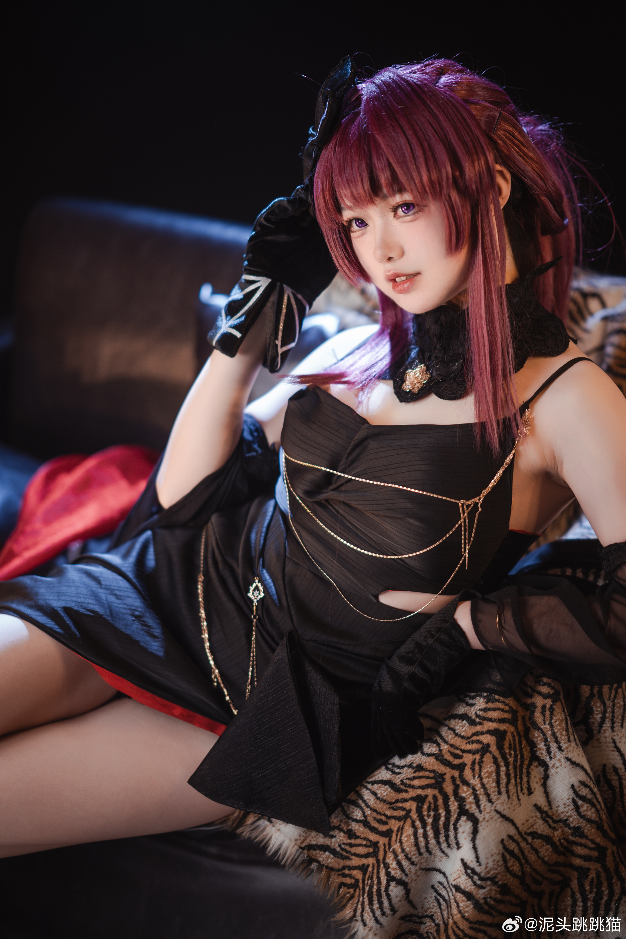 COSPLAY 崩坏星穹铁道 卡芙卡@泥头跳跳猫 COSPLAY-第1张