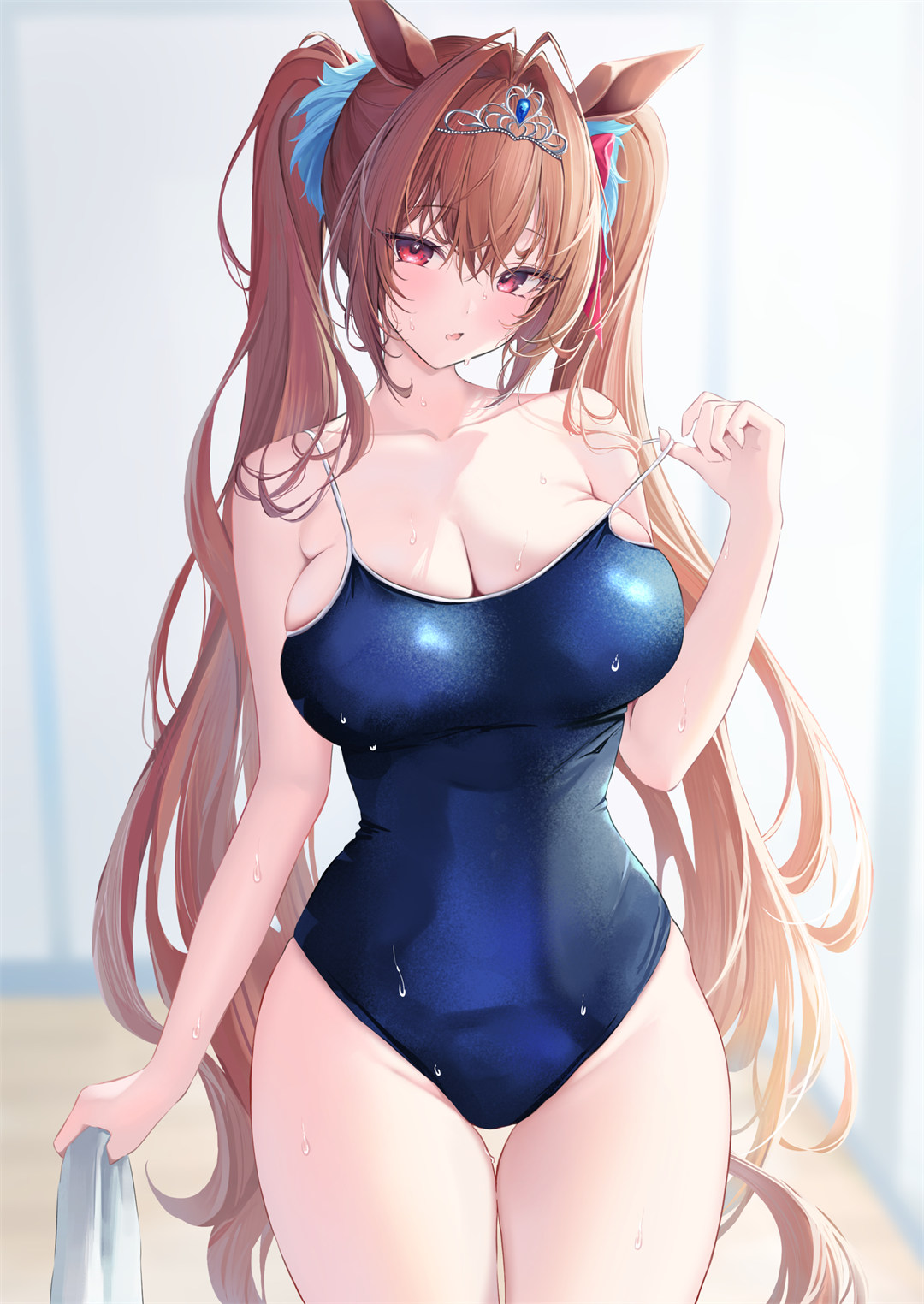 【插画精选】可爱美少女 海边泳装 赛马娘 绝区零 艾莲乔(可爱版) 会员插画美图推荐 精选插画-第3张