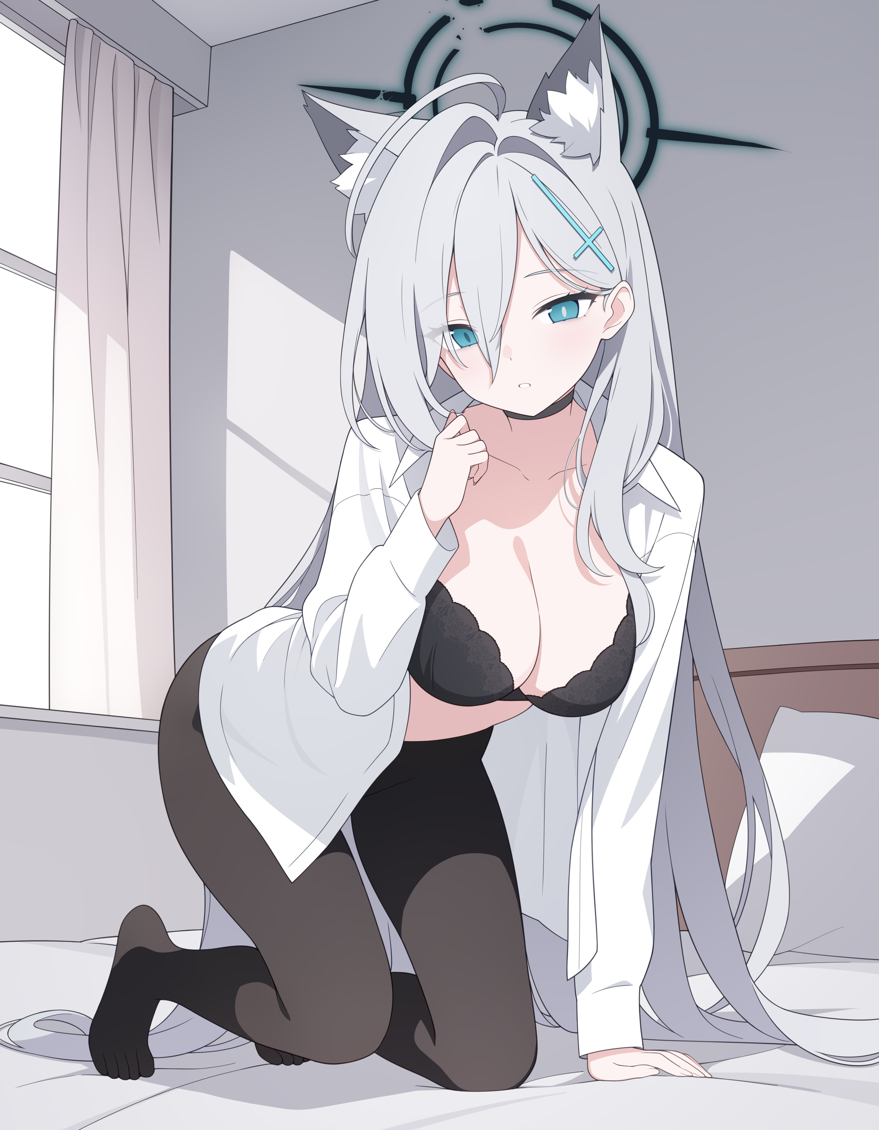 【插画精选】碧蓝档案 砂狼白子 飞鸟马时 尾刃カンナ 会员插画美图推荐 精选插画-第1张