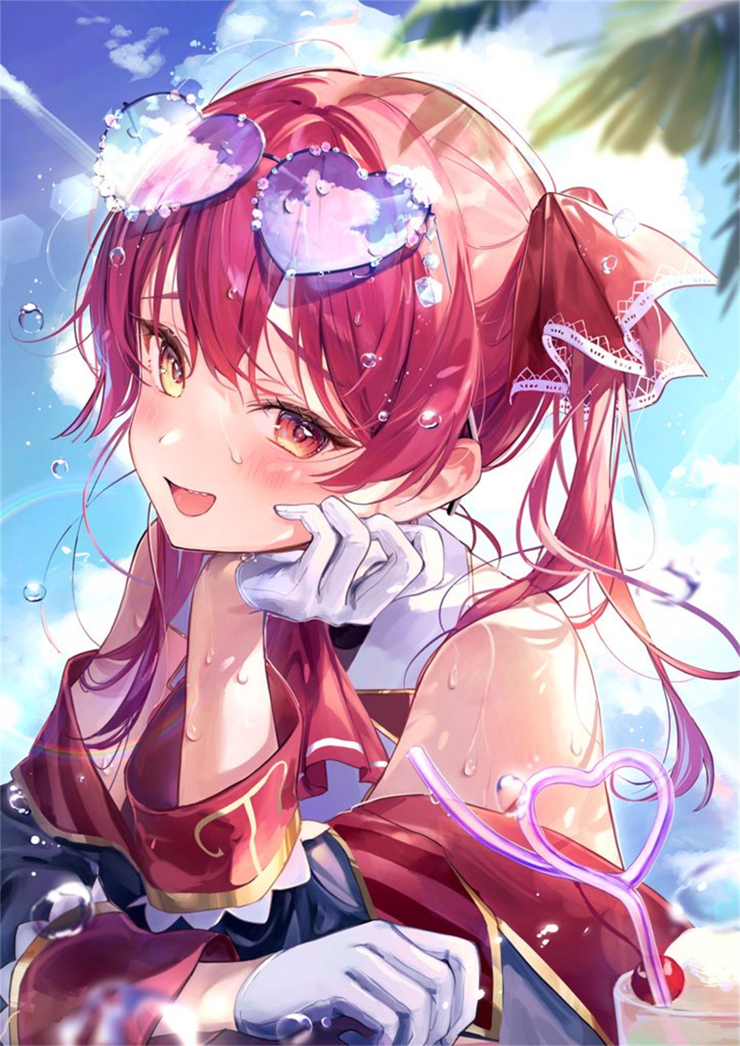 【P站美图】碧蓝档案 小鸟游星野 虚拟主播 木蜜甜花 银发美少女 水の騎士 插画，美图推荐 P站美图-第6张