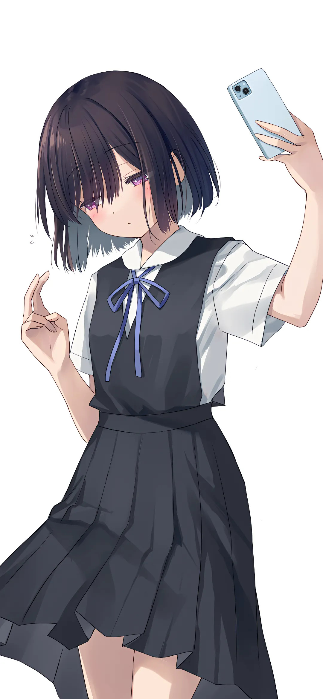 【动漫壁纸】喜多川海梦 赛马娘 碧蓝档案 垃圾兔 原神 旗袍甘雨 原来我们的起点 是放开彼此走远 手机壁纸-第1张