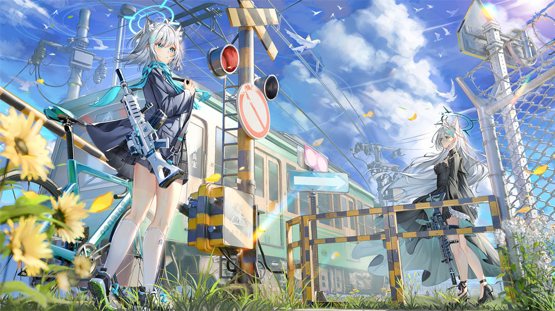 【P站美图】碧蓝档案 砂狼白子 JK制服少女 原神 妮露 芙宁娜 星铁 卡芙卡 插画美图推荐 P站美图-第5张