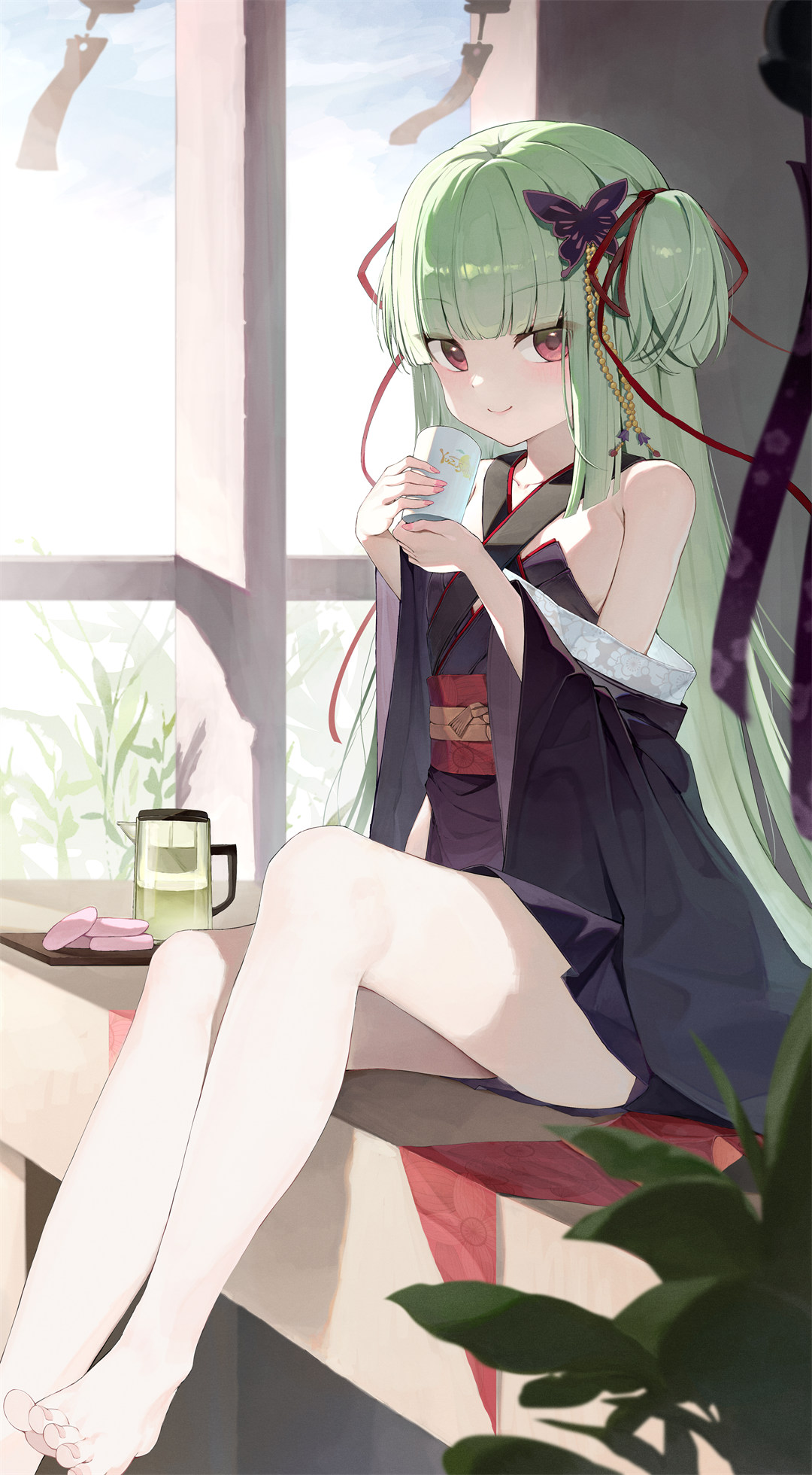 【P站美图】异形少女 魔物娘 千恋万花 丛雨 东方Project 八意永琳 插画美图推荐 P站美图-第10张