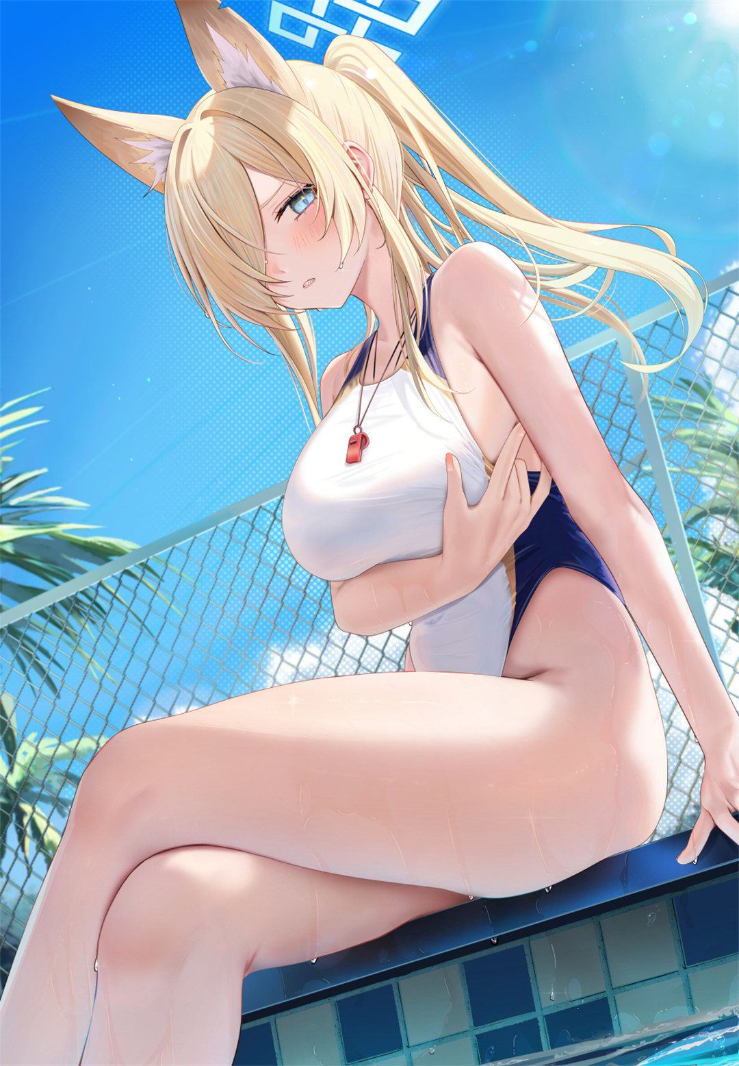 【插画精选】泳装美少女 星穹铁道 流萤 碧蓝档案 尾刃カンナ 会员插画美图推荐 精选插画-第1张