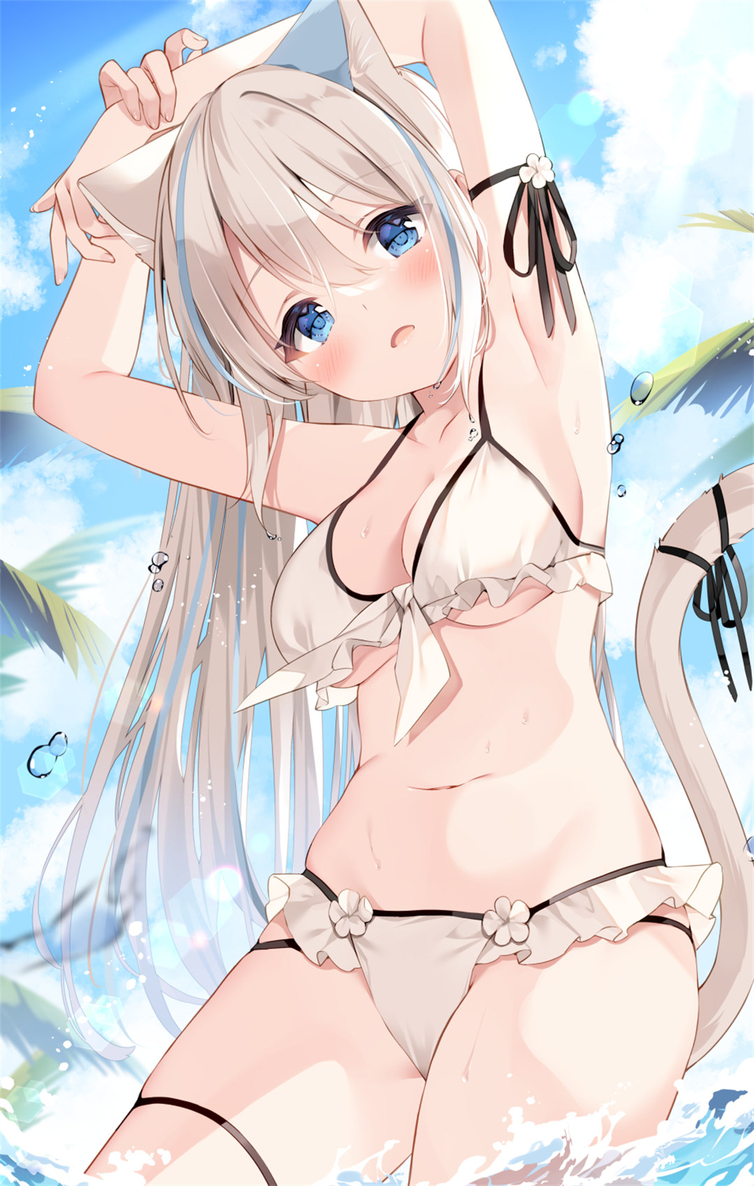 【插画精选】泳装美少女 星穹铁道 流萤 碧蓝档案 尾刃カンナ 会员插画美图推荐 精选插画-第6张