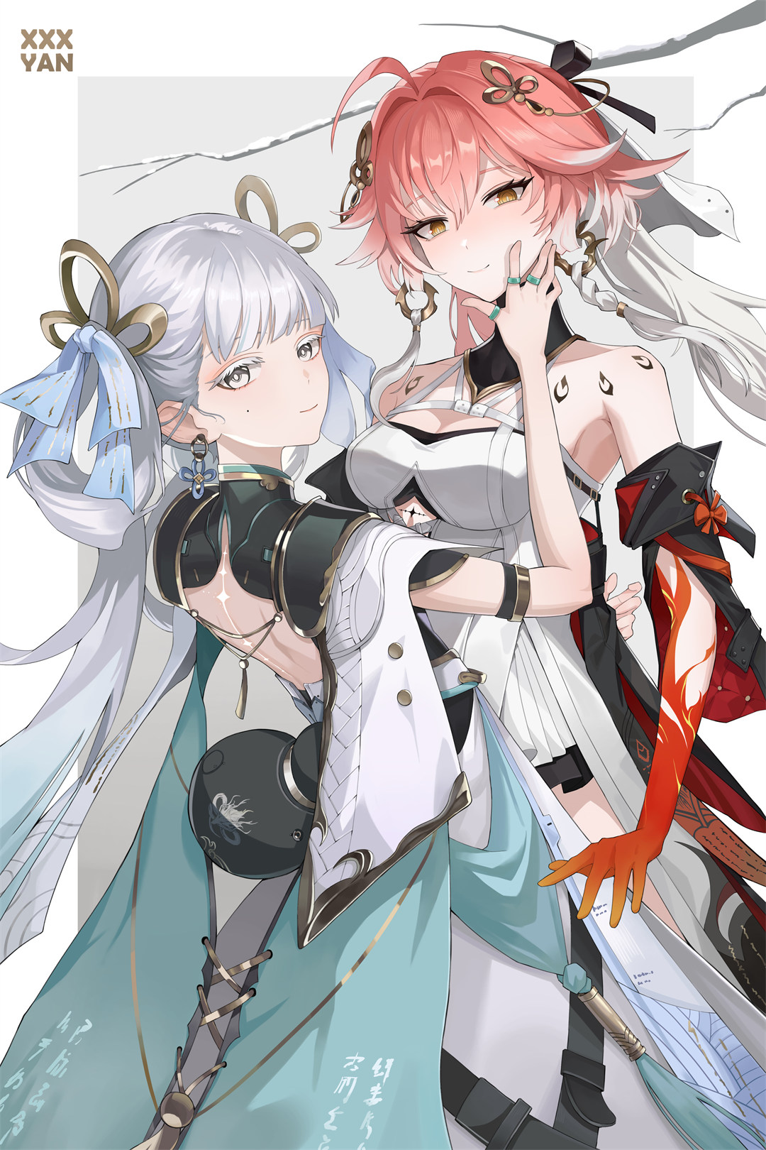 【P站美图】碧蓝档案 天雨亚子 空崎日奈 女仆装 星铁 花火 插画美图推荐 P站美图-第9张