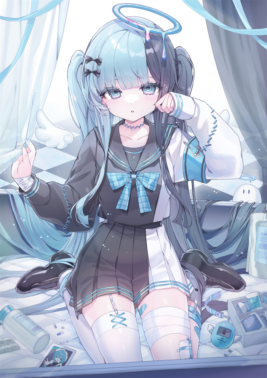 【P站美图】碧蓝档案 天雨亚子 空崎日奈 女仆装 星铁 花火 插画美图推荐 P站美图-第11张