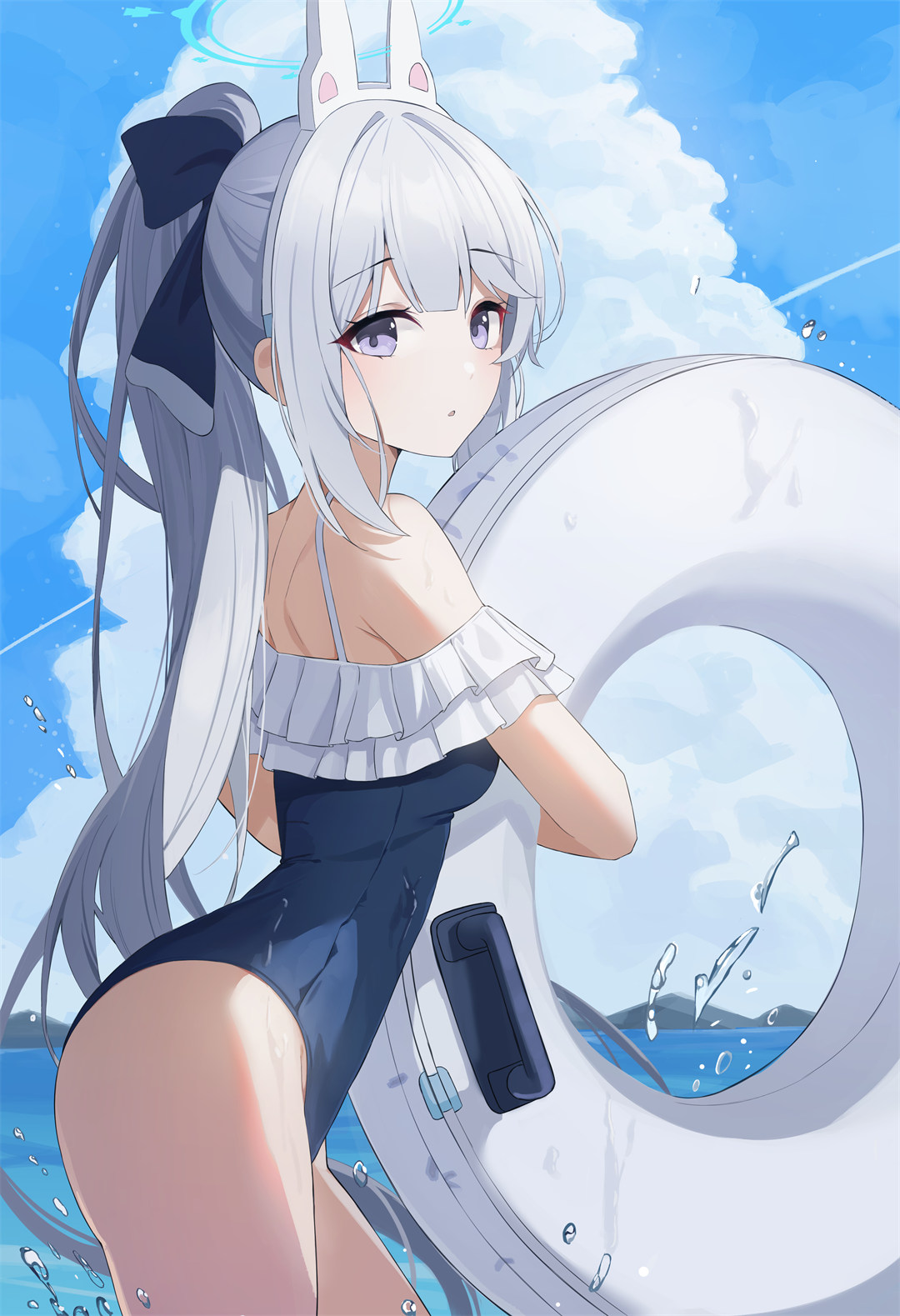 【P站美图】碧蓝档案 天雨亚子 空崎日奈 女仆装 星铁 花火 插画美图推荐 P站美图-第12张