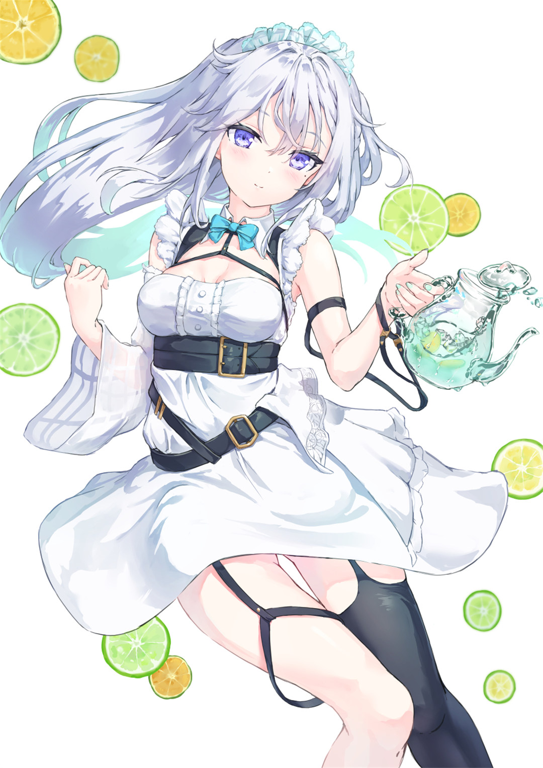 【P站美图】碧蓝档案 天雨亚子 空崎日奈 女仆装 星铁 花火 插画美图推荐 P站美图-第14张