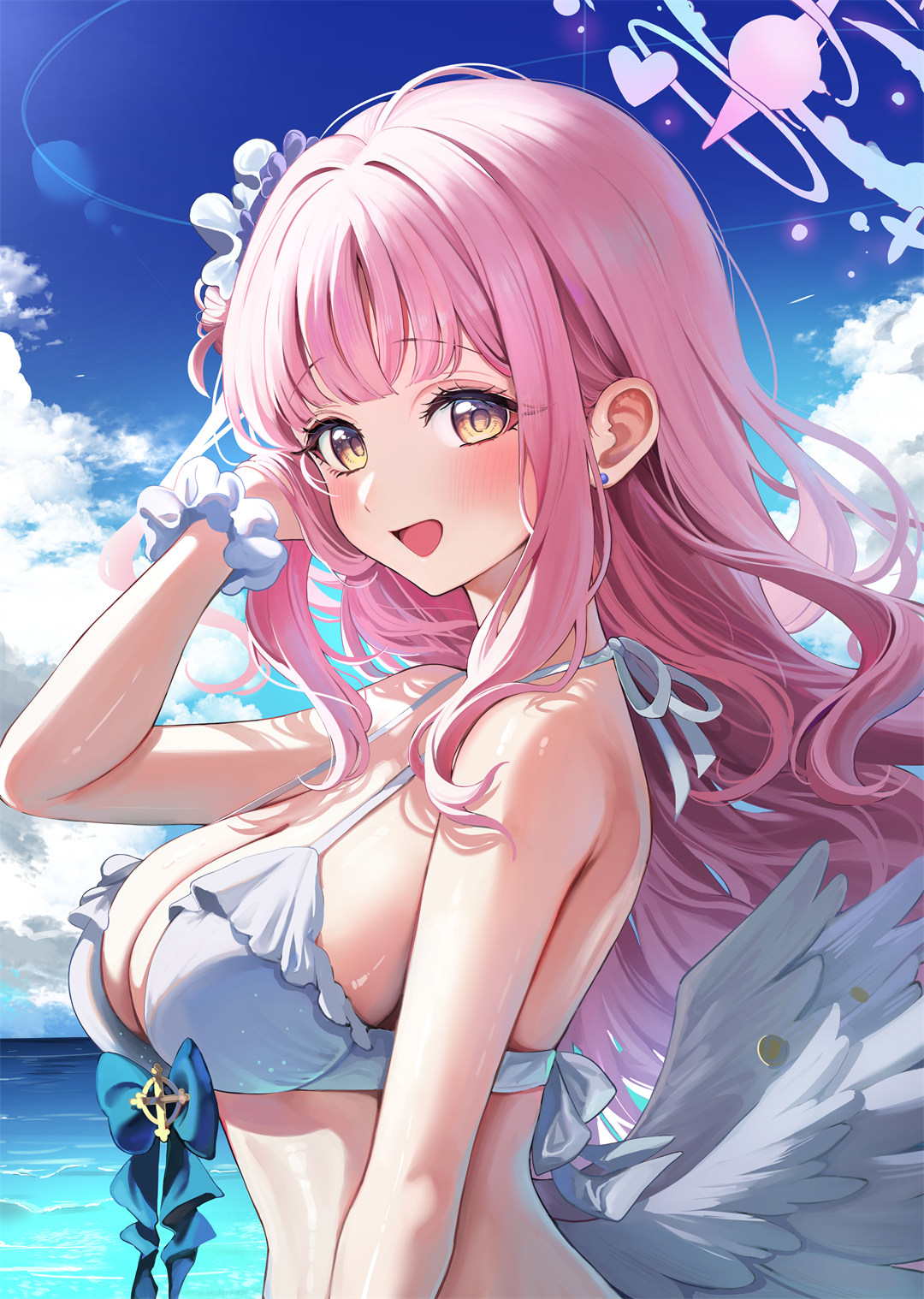【插画精选】圣园弥香 哈啤酒 烧烤的美少女 星铁流萤 会员美图推荐 精选插画-第2张
