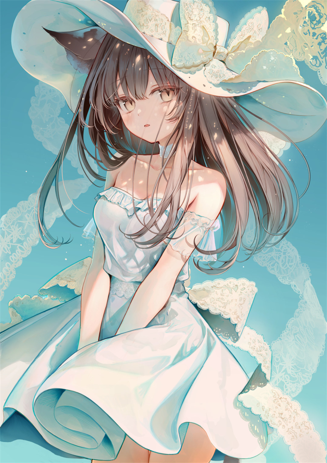 【P站美图】原神 芙宁娜 樱花 女子校生 女仆美少女 星铁 花火 插画美图推荐 P站美图-第18张
