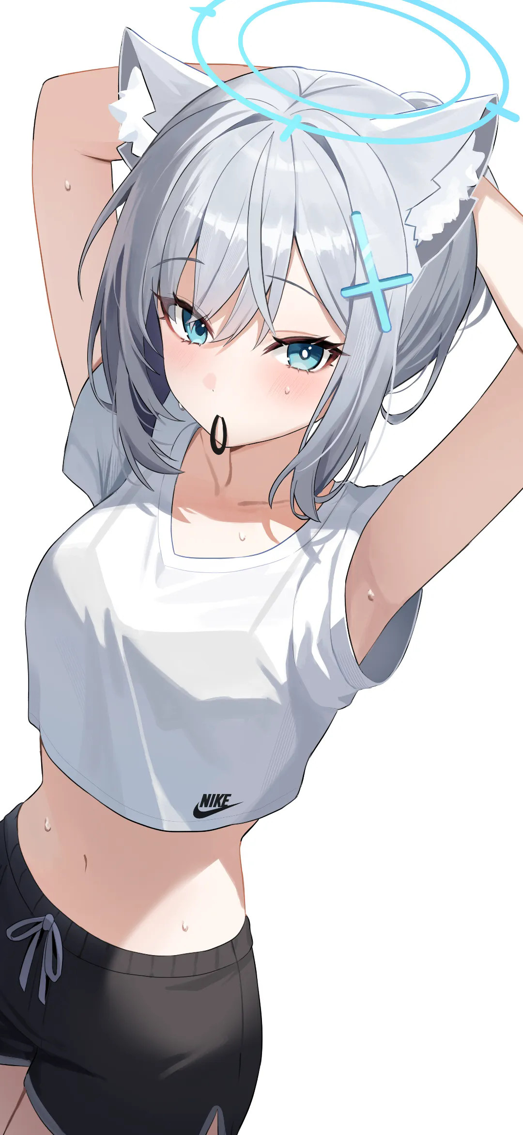 【动漫壁纸】碧蓝档案 砂狼白子 初音未来 芙莉莲 小鲨鱼 命运像阵风 把我们吹向各自的梦 动漫壁纸-第5张
