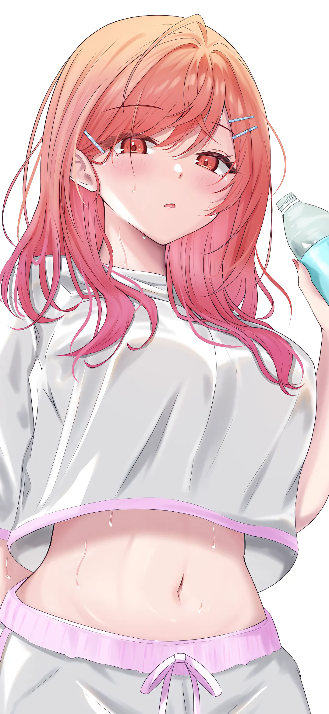 【动漫壁纸】双马尾美少女 小鸟游星野 运动 晾衣服 若是你不在 我该如何去爱 手机壁纸-第6张