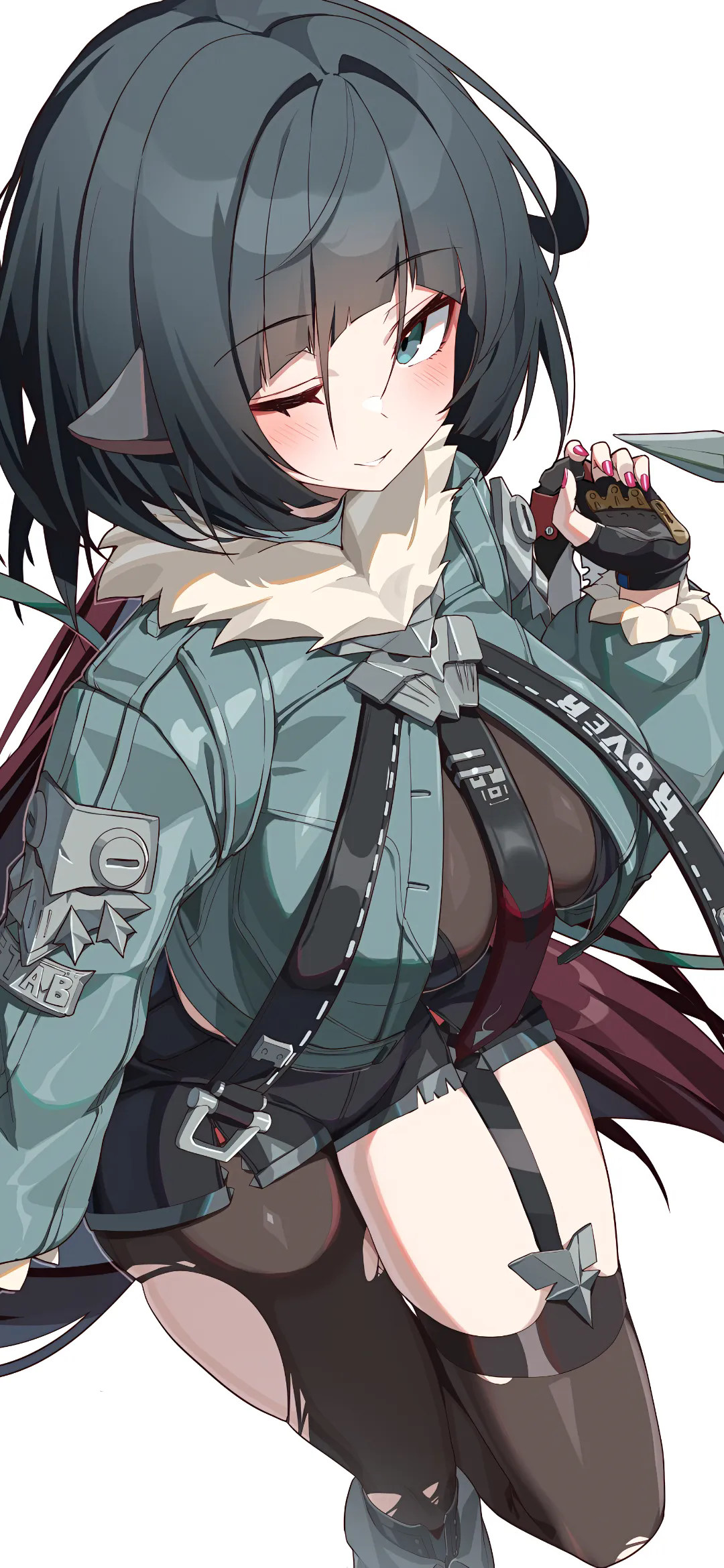 【动漫壁纸】双马尾美少女 小鸟游星野 运动 晾衣服 若是你不在 我该如何去爱 手机壁纸-第8张