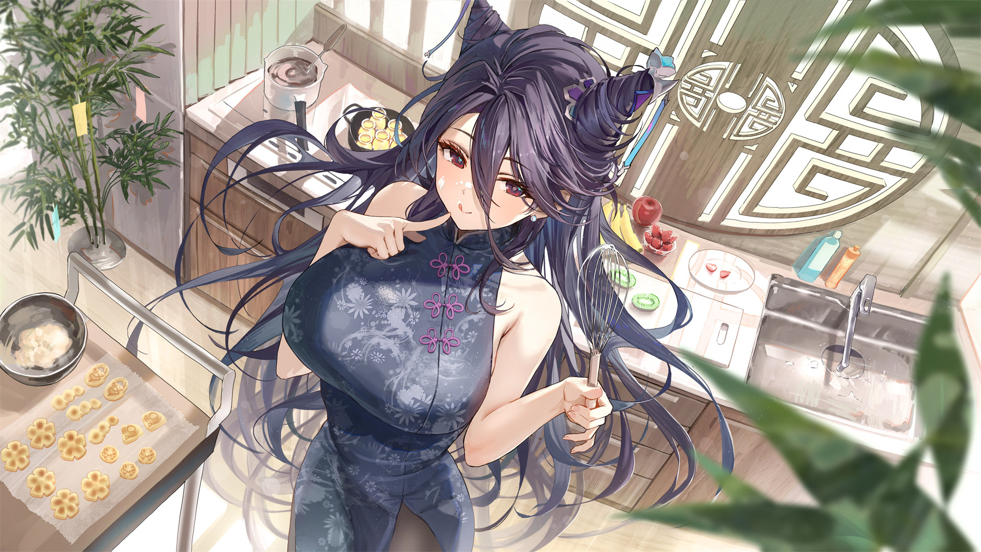 【动漫壁纸】双马尾美少女 小鸟游星野 运动 晾衣服 若是你不在 我该如何去爱 手机壁纸-第13张