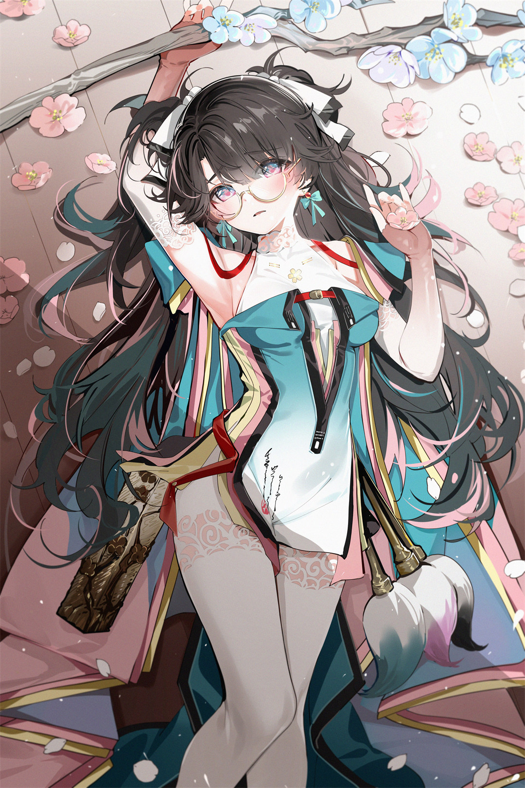 【P站美图】虚拟主播 兎咲ミミ 双马尾美少女 崩坏：星穹铁道 知更鸟 插画美图推荐 P站美图-第3张